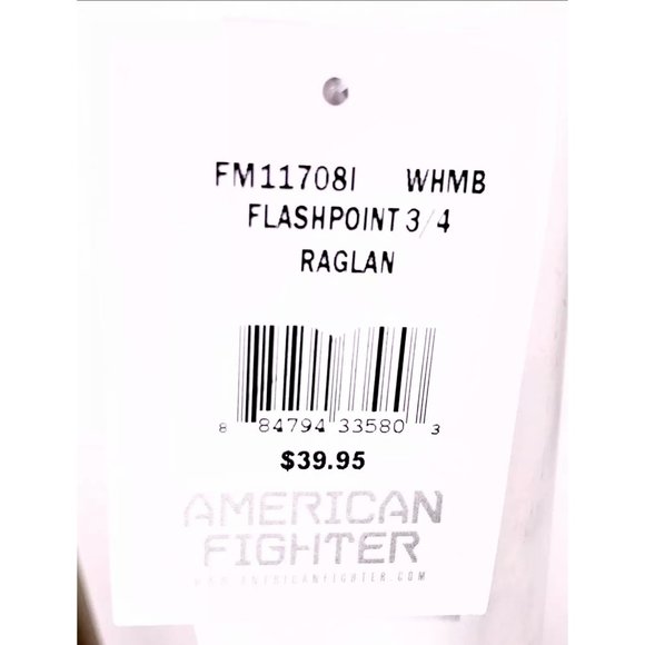 AMERICAN FIGHTER Men's T-Shirt FLASHPOINT RAGLAN A - Picture 7 of 8
